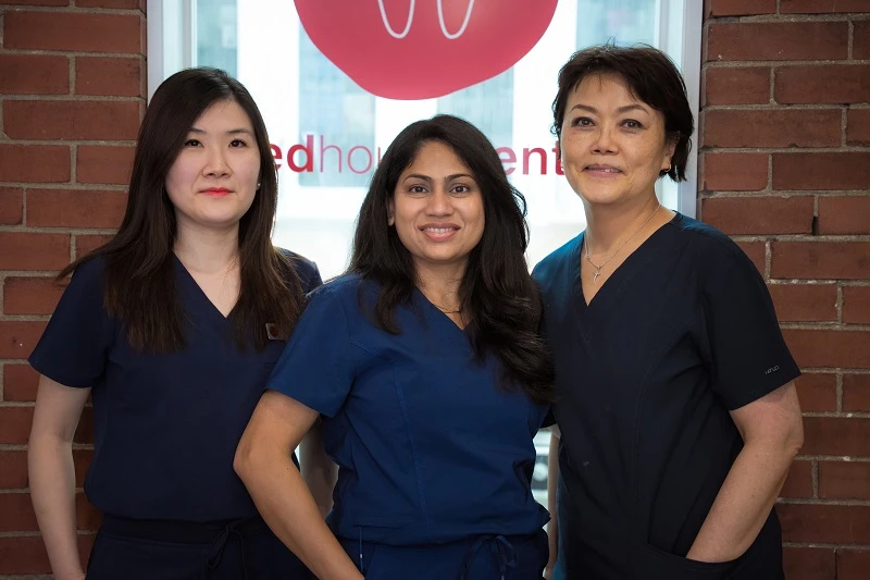 Happy patient at Red House Dental clinic in Richmond Hill