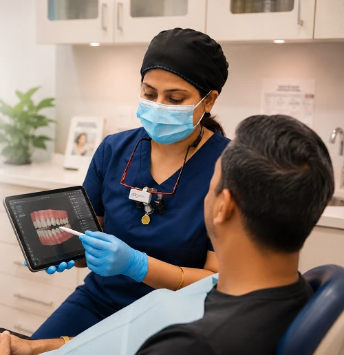 Dental care process at Red House Dental Richmond Hill
