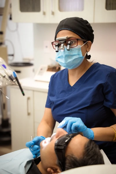 Dental treatment session at Red House Dental clinic Richmond Hill